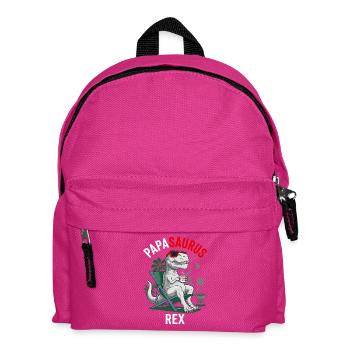 Papasaurus Rex Humour Fête des Pères Barbecue - Sac à dos Enfant - fuchsia - Devant