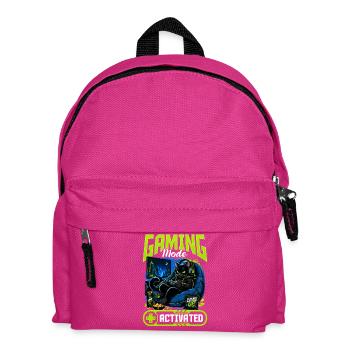 Gamer Gaming Cat Video Game - Kinder Rucksack - Fuchsia - Vorne
