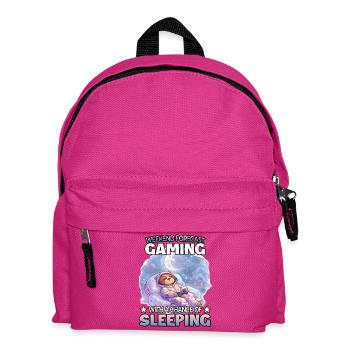 Weekend Gaming Sleep Mode Sloth - Kids' Backpack - fuchsia - Front