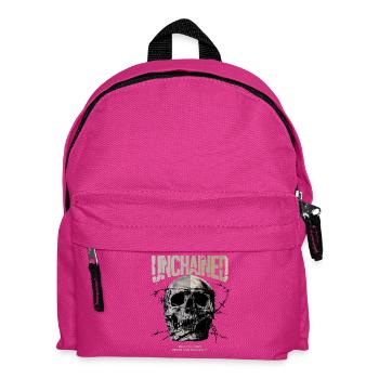 Unchained Skull Barbed Wire - Kids' Backpack - fuchsia - Front