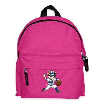 G.O.A.T. Pitcher Baseball Goat - Kinder Rucksack - Fuchsia - Vorne
