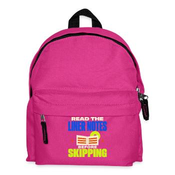 Cd-sammler Kompaktplatte Physisches Medium - Kinder Rucksack - Fuchsia - Vorne