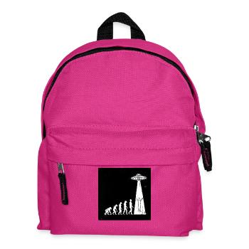  Evolution Mensch Zu Alien Ufo Entführung Science - Kinder Rucksack - Fuchsia - Vorne