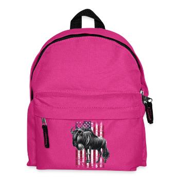 Wildebeest US Gnu - Kinder Rucksack - Fuchsia - Vorne
