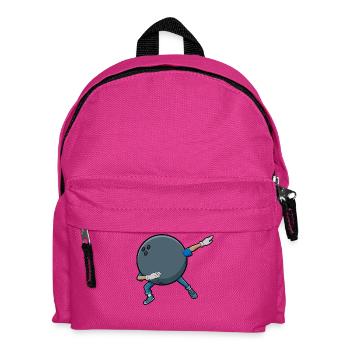 Bowling Dab Comic - Kinder Rucksack - Fuchsia - Vorne