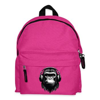 gorilla, primate, monkey - Kids' Backpack - fuchsia - Front