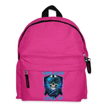 GAME OVER LEVEL UP - Cyber Gamer Skull, VR Glasses - Kids' Backpack - fuchsia - Front