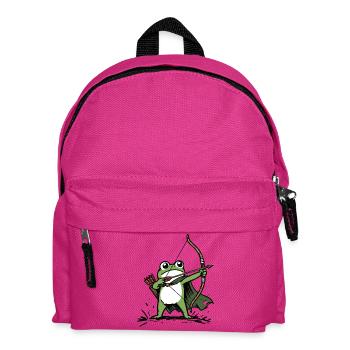 Frog Archer Archery Sport - Kids' Backpack - fuchsia - Front