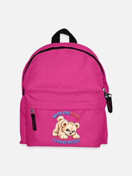 Cheeky Bear – Ich kann ich selbst sein - Kinder Rucksack - Fuchsia
