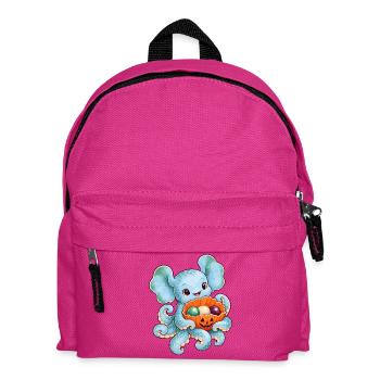 Dumbo-Oktopus mit Kürbismuschel - Kinder Rucksack - Fuchsia - Vorne