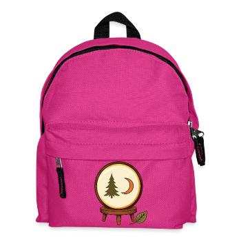 Waldzauber in der Kugel - Kinder Rucksack - Fuchsia - Vorne