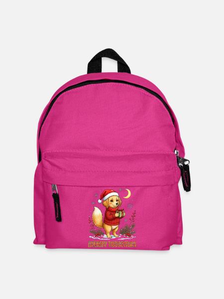 Pawfect Weihnachtsgeschenkwelpe - Kinder Rucksack - Fuchsia
