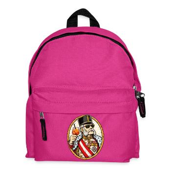 Kaiser Franz Joseph mit Sonnenbrille – K&K - Kinder Rucksack - Fuchsia - Vorne