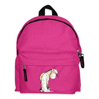 Goldiger Norweger - Fjordpferd - Kinder Rucksack - Fuchsia - Vorne