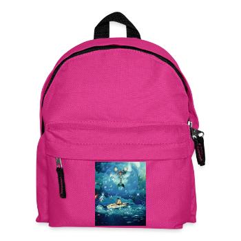 Magischer Ozean - Kinder Rucksack - Fuchsia - Vorne