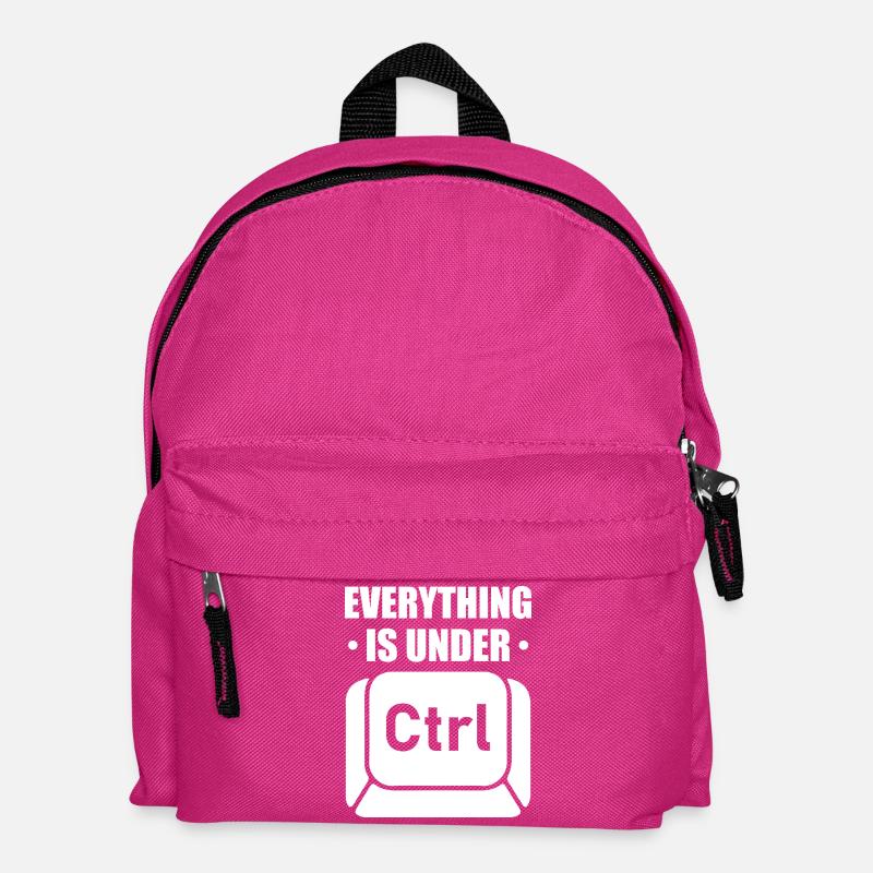 Everything Is Under Ctrl – Technical Humor for IT PR - Kids' Backpack - fuchsia
