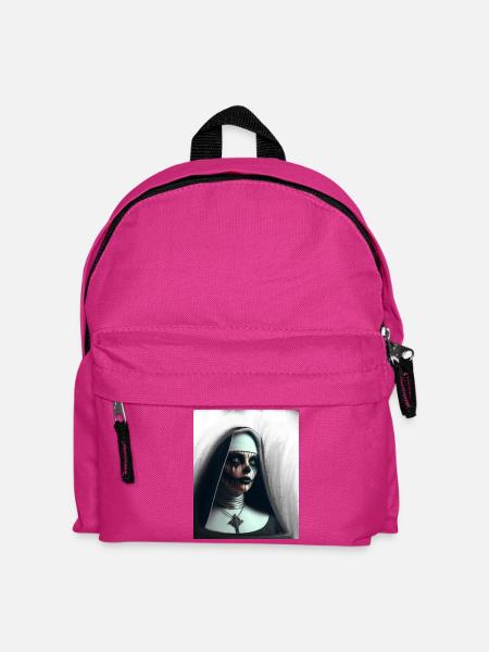 Dämonische Nonne im Nebel - Kinder Rucksack - Fuchsia