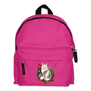 Osmanische Katze - Kinder Rucksack - Fuchsia - Vorne