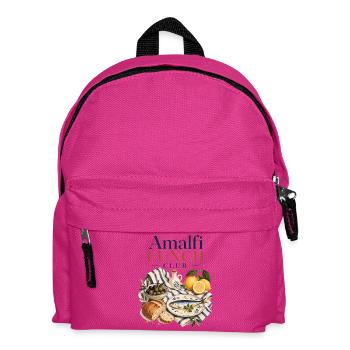 Amalfi Lunch Club Italy Mediterranean - Kids' Backpack - fuchsia - Front