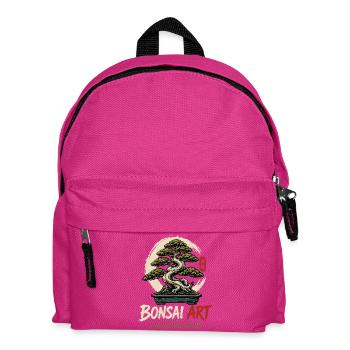 Japanische Bonsai-Baum Pflanze Bonsai-Art Bonsai - Kinder Rucksack - Fuchsia - Vorne