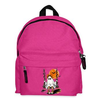 Geist auf der Schaukel unter dem Mond - Kinder Rucksack - Fuchsia - Vorne