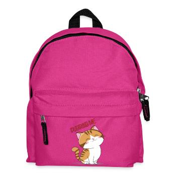 Chaton qui ronronne - Sac à dos Enfant - fuchsia - Devant