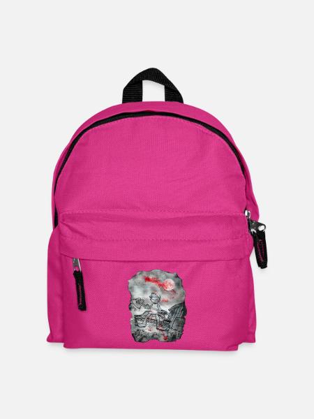 Katzen-Zombie-Killer - Kinder Rucksack - Fuchsia