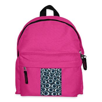 Augen  Muster - Kinder Rucksack - Fuchsia - Vorne