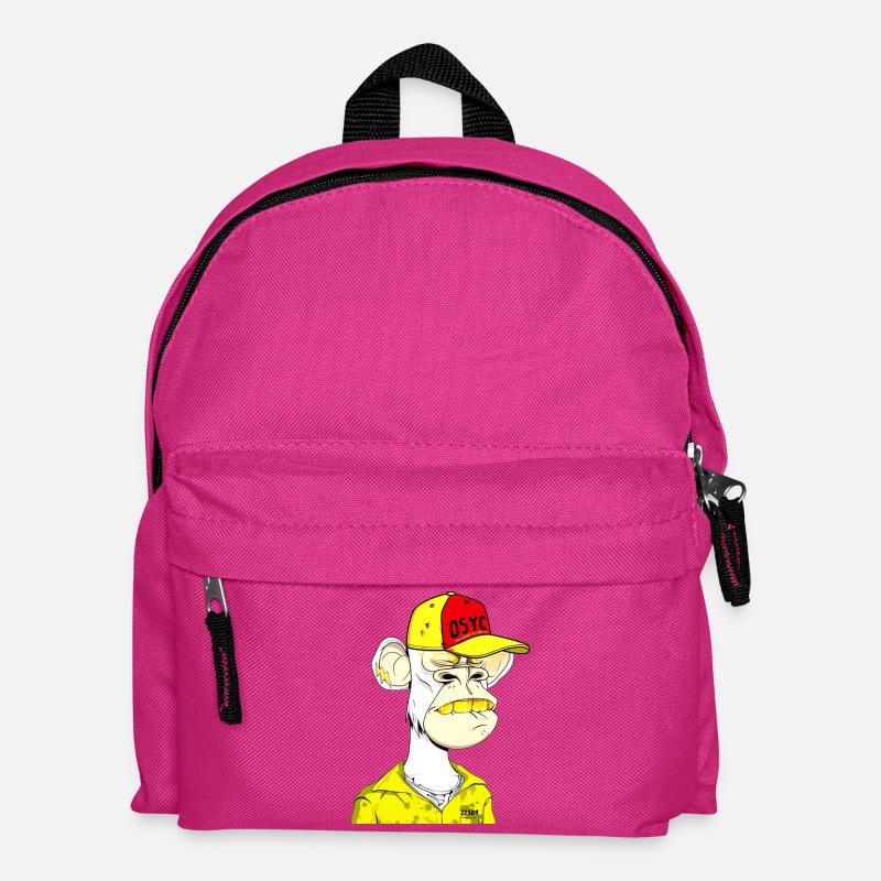 Ape Straßenrebell Cap - Kinder Rucksack - Fuchsia