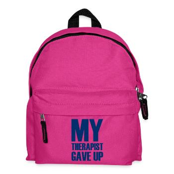 Mon thérapeute a abandonné - Sac à dos Enfant - fuchsia - Devant