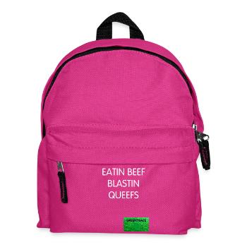 Queefs au bœuf Blastin - Sac à dos Enfant - fuchsia - Devant