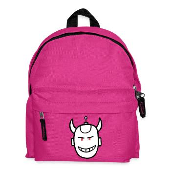 Roboterteufel - Kinder Rucksack - Fuchsia - Vorne