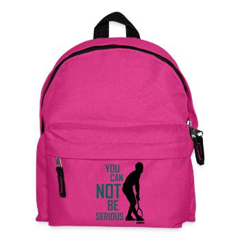 JOHN MC ENROE YOU CANNOT BE SERIOUS - Kids' Backpack - fuchsia - Front