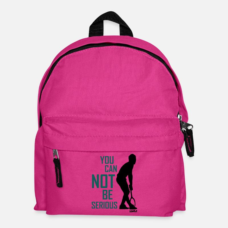 JOHN MC ENROE YOU CANNOT BE SERIOUS - Kinder Rucksack - Fuchsia