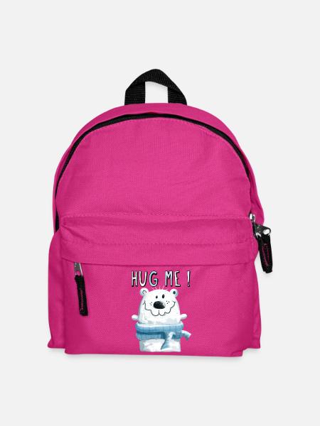 Hug Me Eisbär - Bären - Bär - Kinder - Baby - Süss - Kinder Rucksack - Fuchsia
