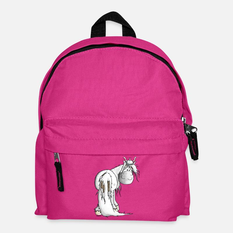 Wikinger Isländer - Pferd - Kinder Rucksack - Fuchsia