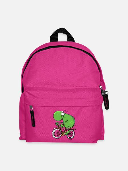 Radtour Frosch - Kinder Rucksack - Fuchsia