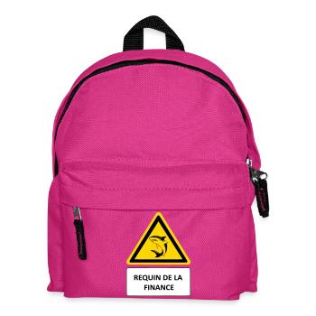Hai der Finanzen - Kinder Rucksack - Fuchsia - Vorne