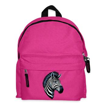 Zebra - Kids' Backpack - fuchsia - Front