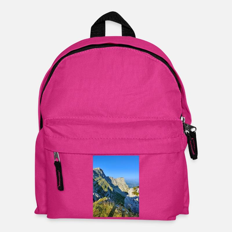 Die Klippen des Vercors - Kinder Rucksack - Fuchsia