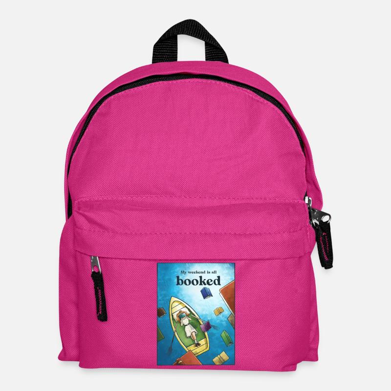 Meer der Worte - Kinder Rucksack - Fuchsia