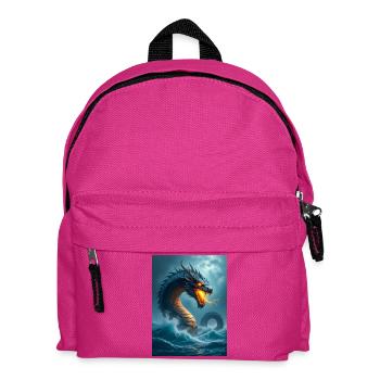 Léviathan, serpent de mer biblique colossal des tempêtes - Sac à dos Enfant - fuchsia - Devant