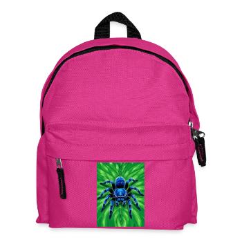 Gooty Sapphire Tarantula Brilliant blue spider - Kids' Backpack - fuchsia - Front