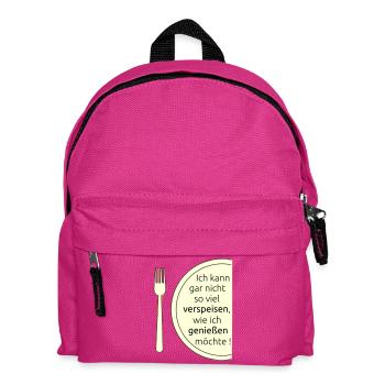 Eat and enjoy - Kids' Backpack - fuchsia - Front