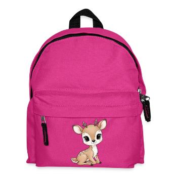 Cute Foal Cartoon - Kids' Backpack - fuchsia - Front