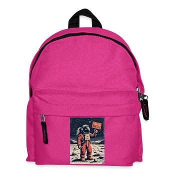 Astronaute avec message - Sac à dos Enfant - fuchsia - Devant