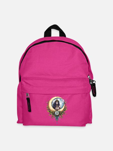 Himmlische Königin Mond - Kinder Rucksack - Fuchsia