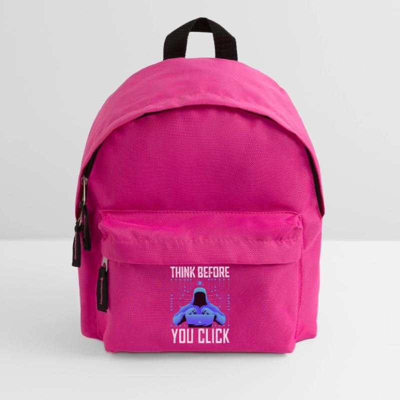 Hacker-Hacker-Hacker-Programmierer Linux Cybersicherheitsdaten Kinder Rucksack