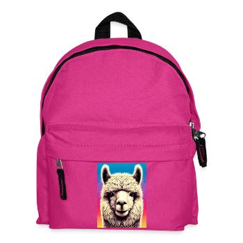 Alpaca - Kids' Backpack - fuchsia - Front