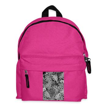 Maritime Cinerary Silver — Schwarz und Weiß - Kinder Rucksack - Fuchsia - Vorne